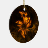 Mystique Garden Abstrakt Art Circle Ornament (Rechts)