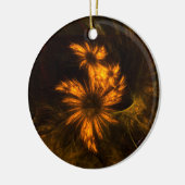 Mystique Garden Abstrakt Art Circle Ornament (Links)