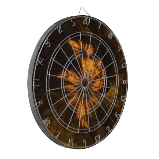 Mystique Garden Abstrakt Art Dartscheibe (Vorderseite Links)