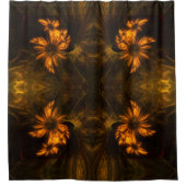 Mystique Garden Abstrakt Art Duschvorhang (Vorderseite)