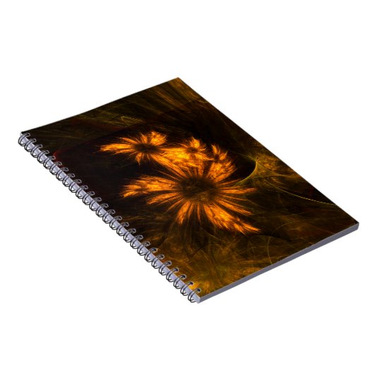 Mystique Garden Abstrakt Art Notebook Notizblock (Rechte Seite)