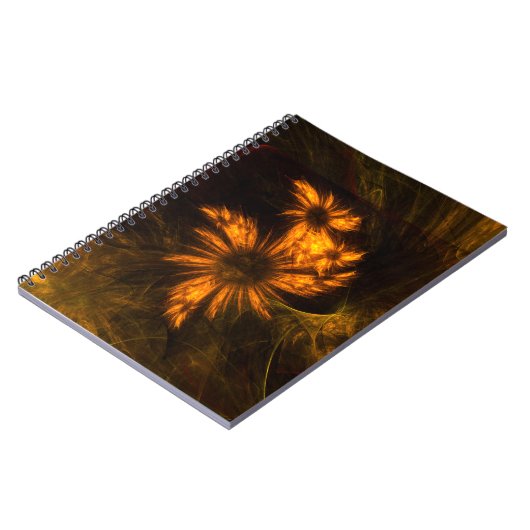 Mystique Garden Abstrakt Art Notebook Notizblock (Linke Seite)