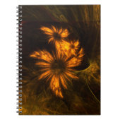 Mystique Garden Abstrakt Art Notebook Notizblock (Vorderseite)