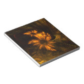 Mystique Garden Abstrakt Art Notepad Notizblock (angewinkelt)