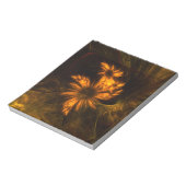 Mystique Garden Abstrakt Art Notepad Notizblock (Rotiert)