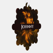 Mystique Garden Abstrakt Art Ornament Karte (Rechts)