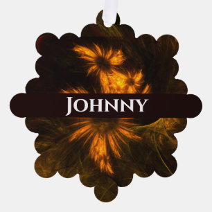 Mystique Garden Abstrakt Art Ornament Karte