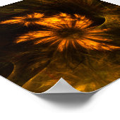 Mystique Garden Abstrakt Art Poster (Ecke)