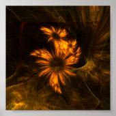 Mystique Garden Abstrakt Art Poster (Vorne)