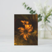 Mystique Garden Abstrakt Art Postkarte (Stehend Vorderseite)