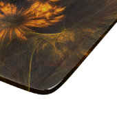 Mystique Garden Abstrakt Art Rectangle Schneidebrett (Ecke)