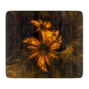 Mystique Garden Abstrakt Art Rectangle Schneidebrett