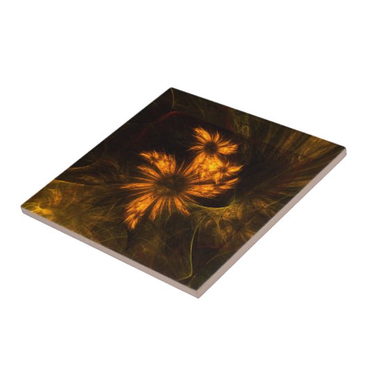 Mystique Garden Abstrakt Art Tile Fliese (Seite)