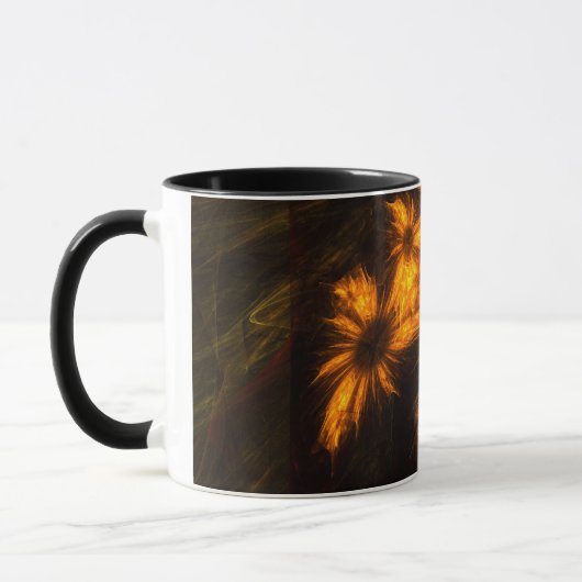 Mystique Garden Abstrakt Coffee Tasse (Links)