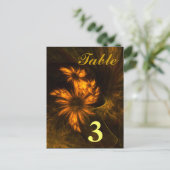 Mystique Garden Tischnummer Postkarte (Stehend Vorderseite)