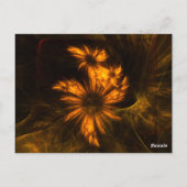 Mystique Garden Tischnummer Postkarte (Rückseite)