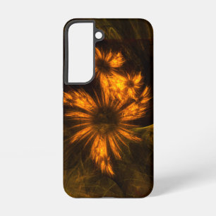 Mystique Garten Goldene Abstrakte Fraktal-Kunst Samsung Galaxy Hülle