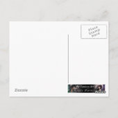 Mystique Gotische Fantasie im Herbst Kunst, Dichtu Postkarte (Rückseite)