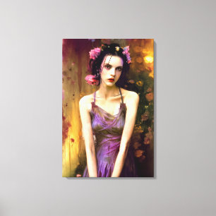 Mystique in Bloom #131: Die Blume des arkanen Trau Leinwanddruck