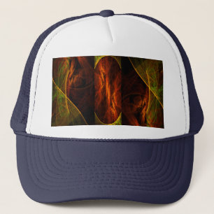 Mystique Jungle Abstrakt Art Hat Truckerkappe