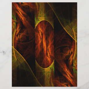 Mystique Jungle Abstrakt Art Letterhead