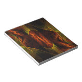 Mystique Jungle Abstrakt Art Notepad Notizblock (angewinkelt)