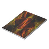 Mystique Jungle Abstrakt Art Notepad Notizblock (Rotiert)