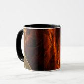 Mystique Jungle Abstrakt Coffee Tasse (Vorderseite Links)