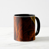 Mystique Jungle Abstrakt Coffee Tasse (VorderseiteRechts)