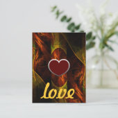 Mystique Jungle Liebe Postkarte (Stehend Vorderseite)