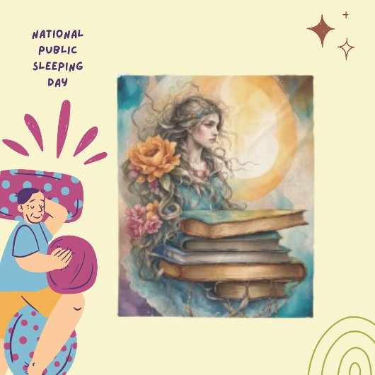 Mystique Schöne Frau, große Bücher Fleecedecke