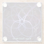 Mystisch Glasuntersetzer (Rückseite)