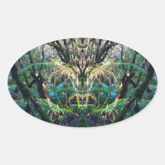 mystisch ovaler aufkleber (Vorderseite)