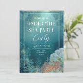 Mystisch unter der Party Einladung (Stehend Vorderseite)