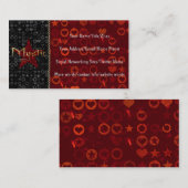 Mystisch Visitenkarte (Vorne/Hinten)