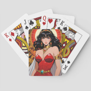 Mystische Anime-Spielkarten Spielkarten