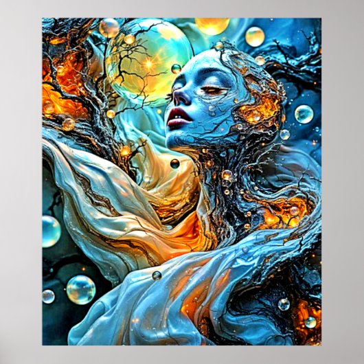 Mystische ätherische Kunst Poster (Vorne)