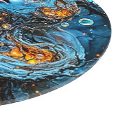 Mystische ätherische Kunst Schneidebrett (Ecke)