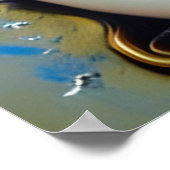 Mystische Ätherische Schöne Frauen mit Goldrausch Poster (Ecke)