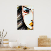 Mystische Ätherische Schöne Frauen Poster (Küche)