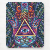 Mystische Augen Mousepad (Vorne)