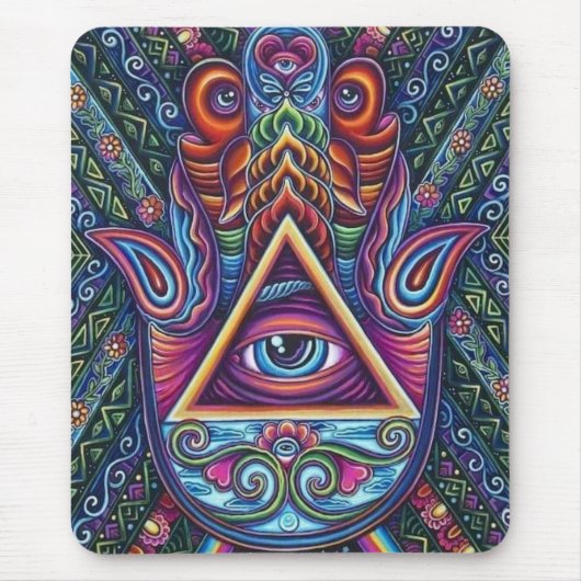 Mystische Augen Mousepad (Vorne)