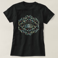 Mystische Augen Rose Weinreben Magischer Boho farb