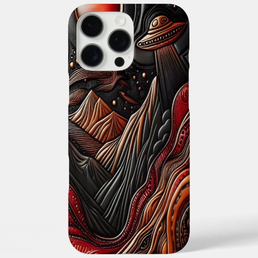 Mystische Begegnung mit Außerirdischen Case-Mate iPhone Hülle (Rückseite)