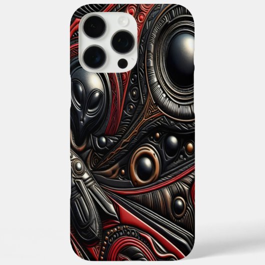 Mystische Begegnung mit kosmischer Alien Case-Mate iPhone Hülle (Rückseite)