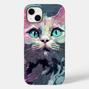 Mystische blaue Augen Kitten Süße Katze Case-Mate iPhone 14 Plus Hülle