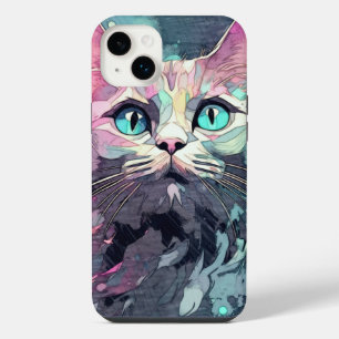 Mystische blaue Augen Kitten Süße Katze iPhone 14 Plus Hülle