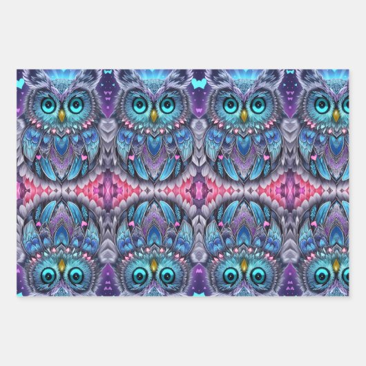 Mystische blaue Schale des Lichts Geschenkpapier Set (Vorderseite 3)