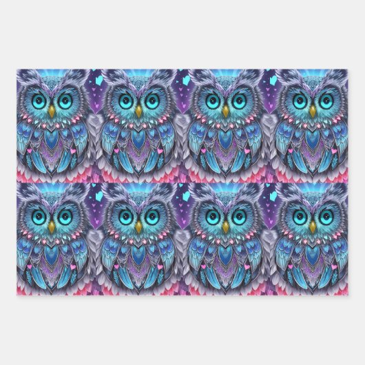 Mystische blaue Schale des Lichts Geschenkpapier Set (Vorderseite 2)