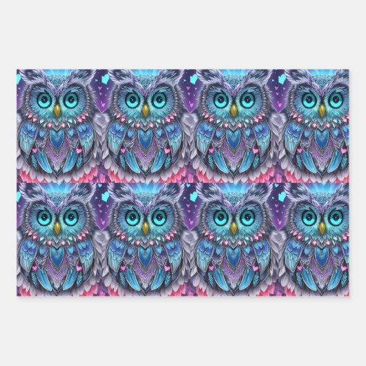 Mystische blaue Schale des Lichts Geschenkpapier Set (Vorderseite)